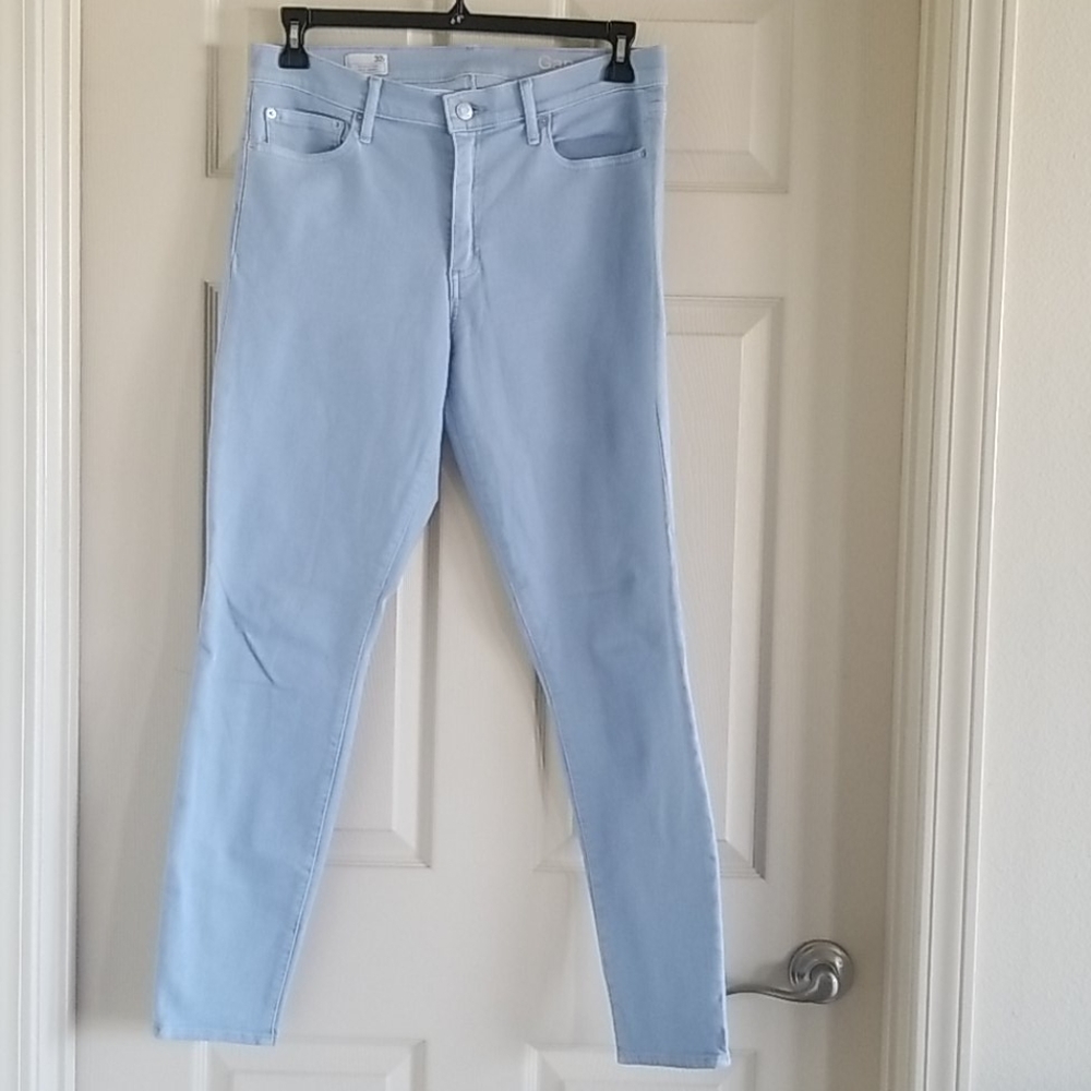 Gap pale blue skinny jeans